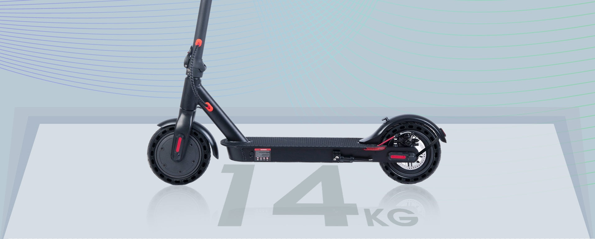 Kepow E9Pro lightweight commuter electric scooter 120kg load