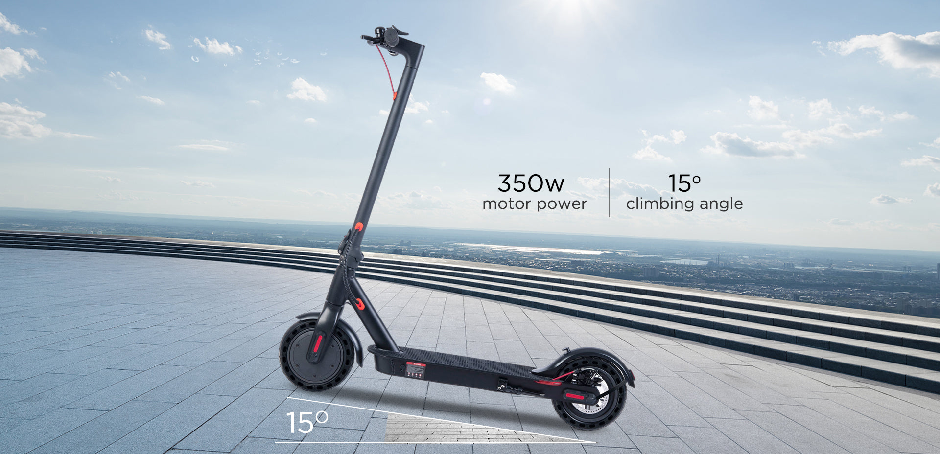 Kepow E9Pro lightweight commuter electric scooter motor