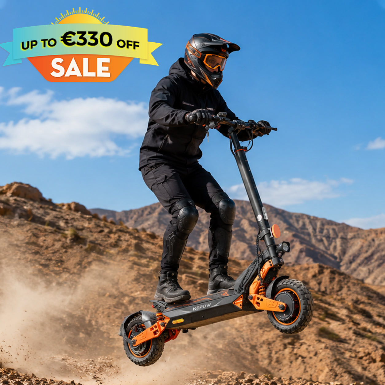 Kepow K3 MASTER Dual Motor Off-road Electric Scooter