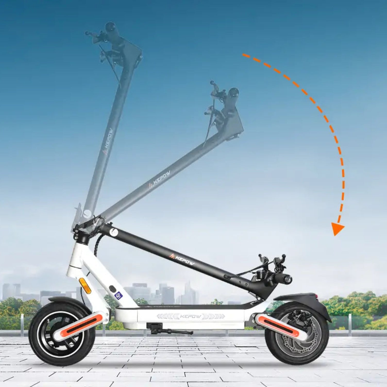 E12 commuter E scooter foldable design