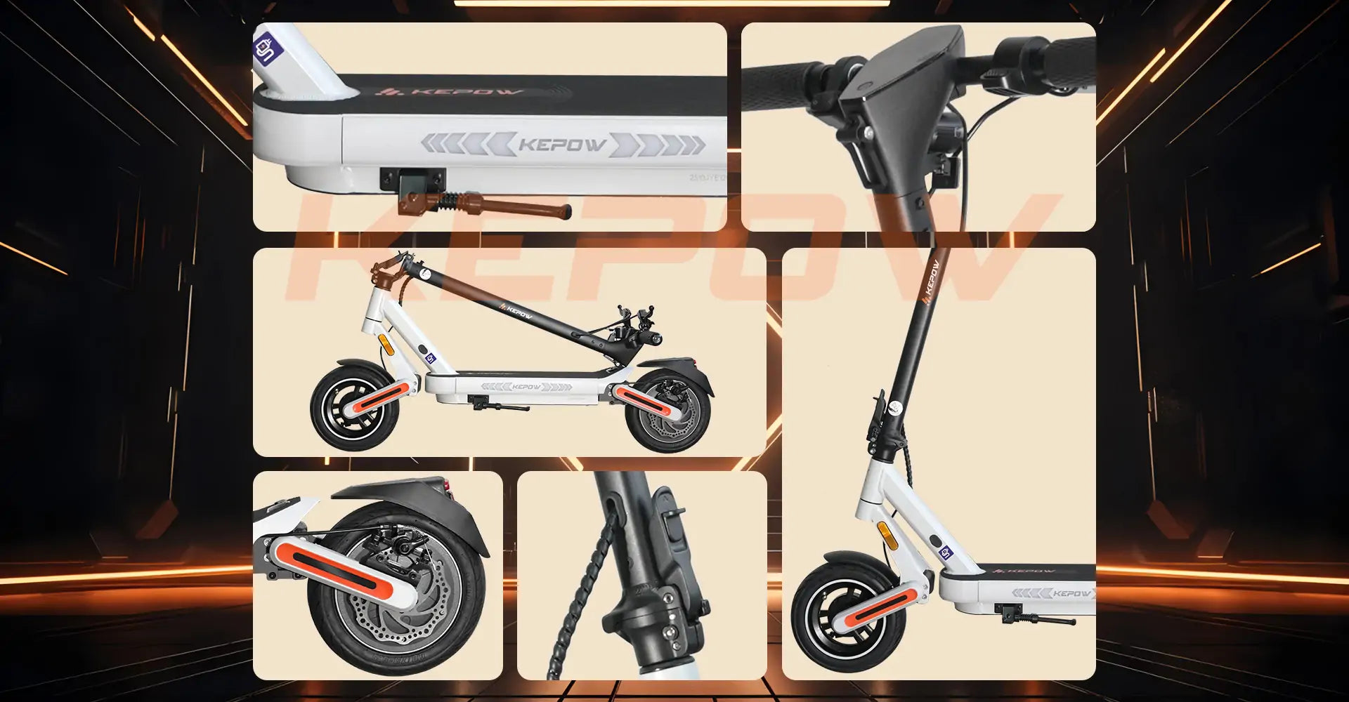 E12 commuter E scooter frame