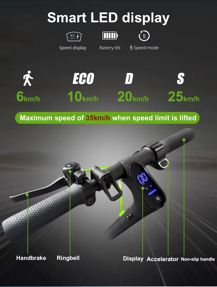 E5Max E-scooter LED display
